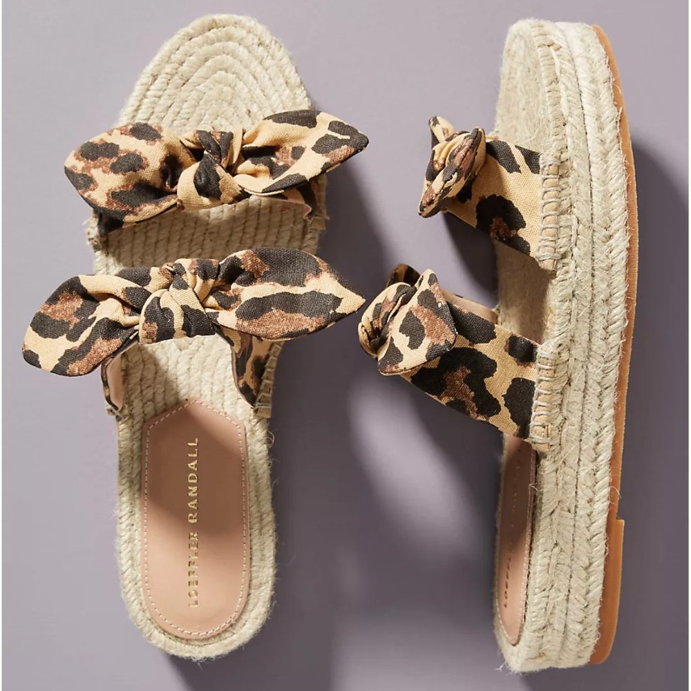 Loeffler Randall Leopard Print Sandals